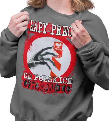 Bluza PATRIOTYCZNI ŁAPY PRECZ